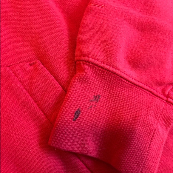 Jordan Bright Red Pullover Hoodie - Picture 3 of 3